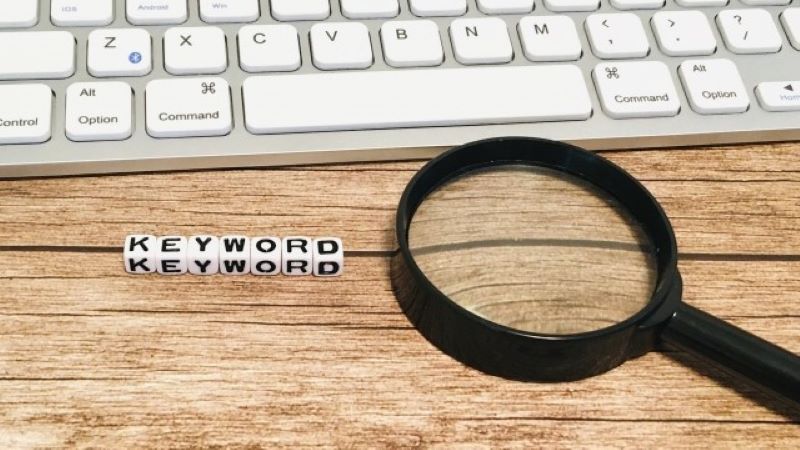 SEO対策の依頼の費用相場に見合う成果を出すためのキーワード選定。専門業者の知見を活用したターゲットキーワードの分析と調査をイメージしたカット。
